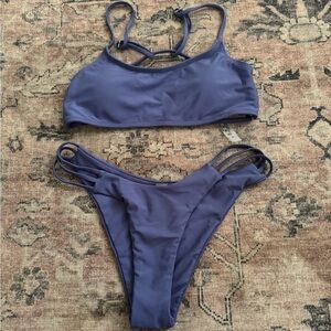 SHEIN Blue Bikini Swim Set